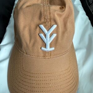 Yee Yee Tan Baseball Cap with White Logo